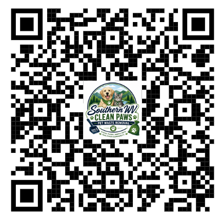 qr code for southern wv clean paws pet waste removal 2